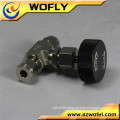 1/2" tube OD ferrule connection propane gas stainless steel 316 needle valve